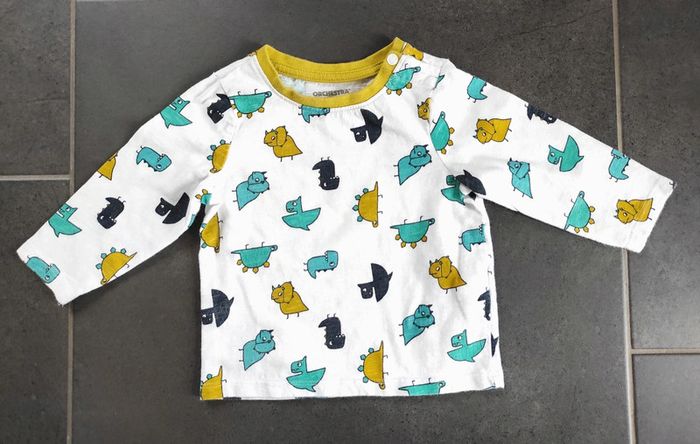 Tee shirt bébé garçon manches longues