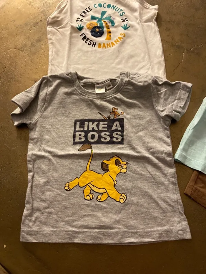 Lot de 4 t-shirt 12 mois - photo numéro 4