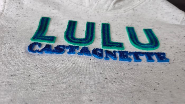 🦎 Sweat à capuche - Lulu Castagnette - 10 ans 🦎 - photo numéro 3