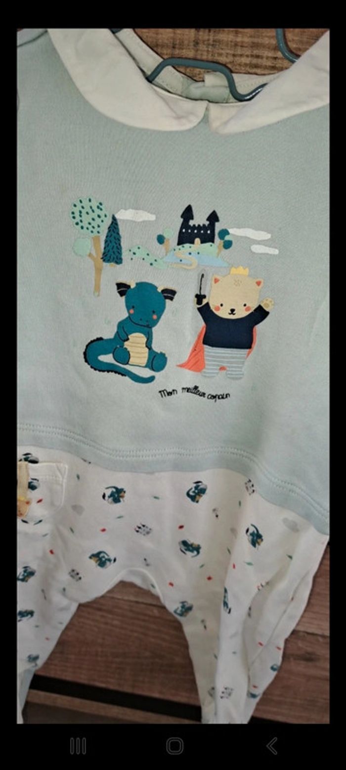 Pyjama une pièce Sergent Major 3 mois - photo numéro 2