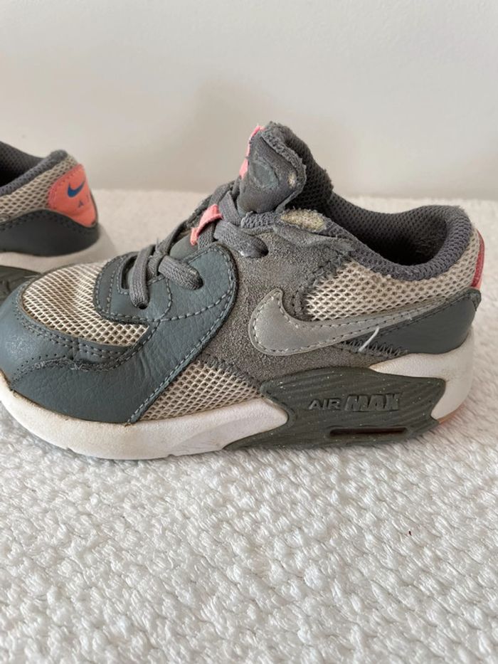 Baskets Nike Air fille grises et roses 26 - photo numéro 6