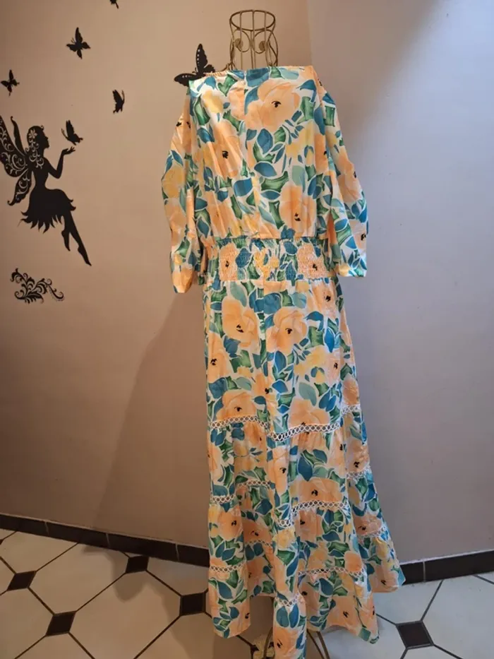 Robe longue fleurie - photo numéro 4