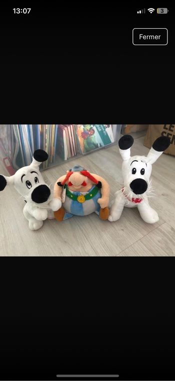 Lot peluche Astérix