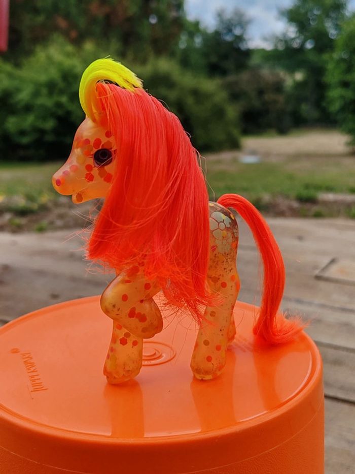 Poney g2 - hip holly confettis orange - photo numéro 5