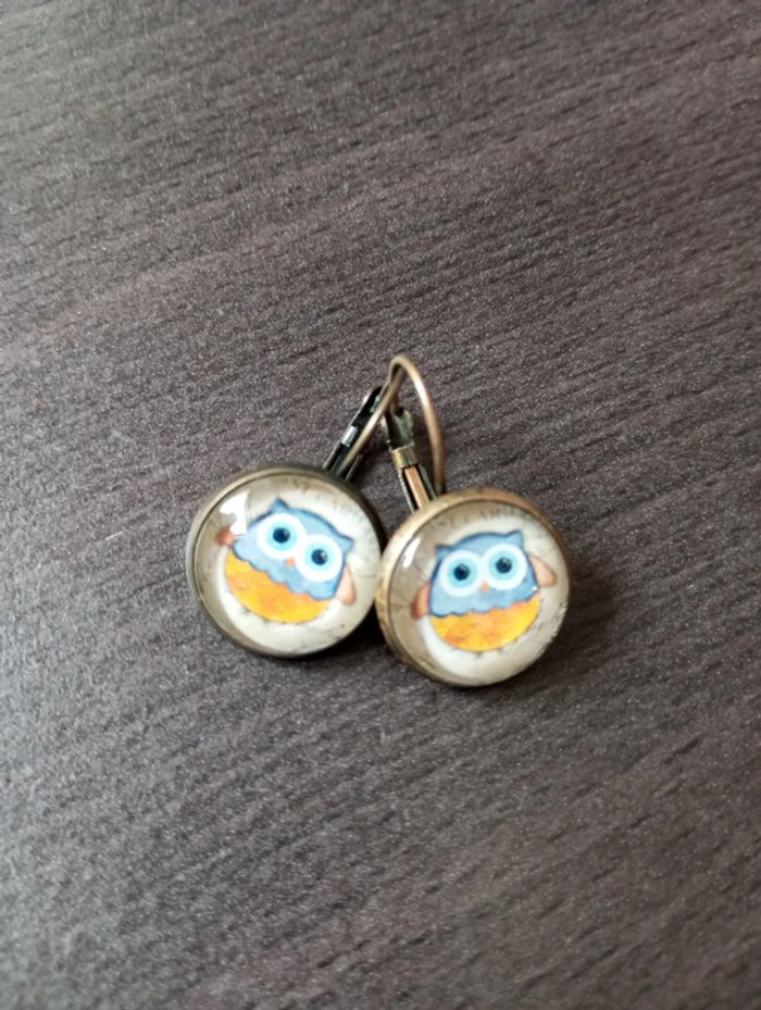 Diverses boucles d'oreilles cabochon - photo numéro 4