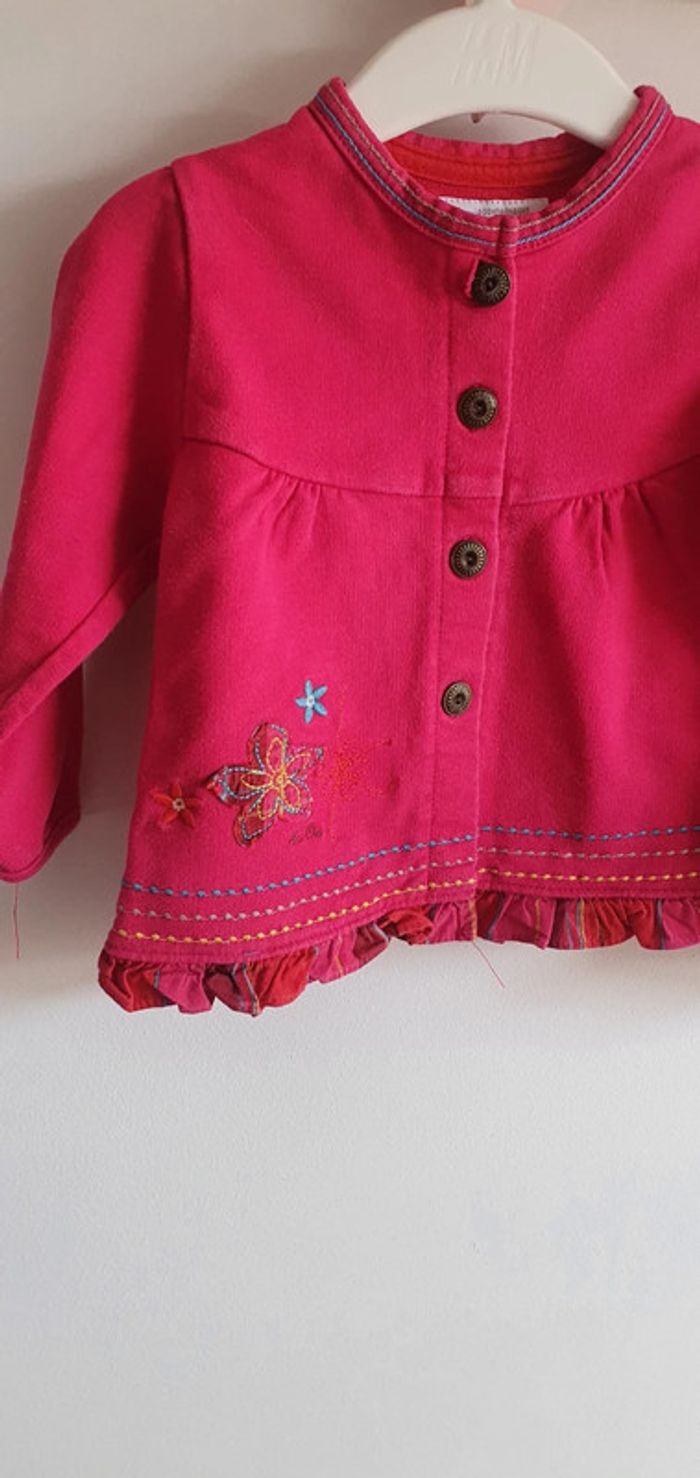 Blouse et gilet La Cie des petits 12m - photo numéro 3