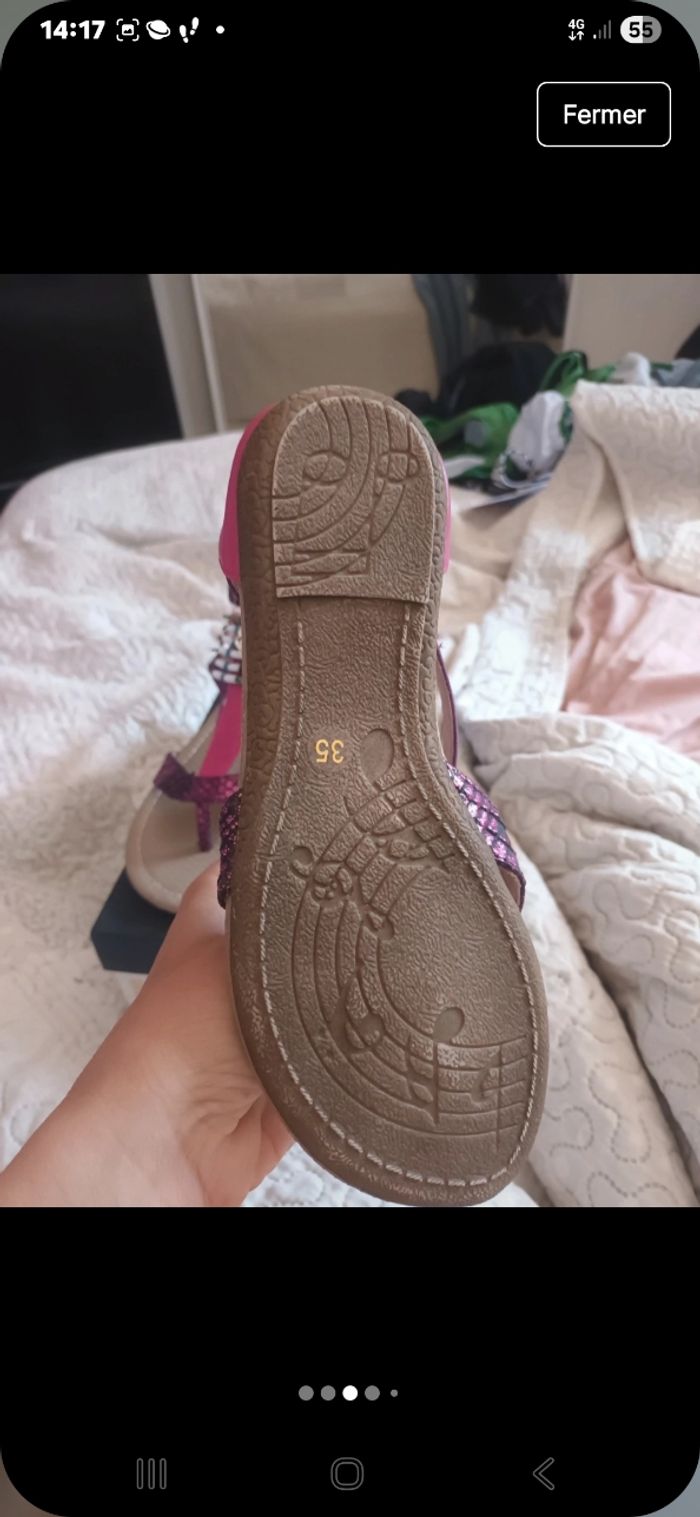 Sandale 👡 tt cuir - photo numéro 4