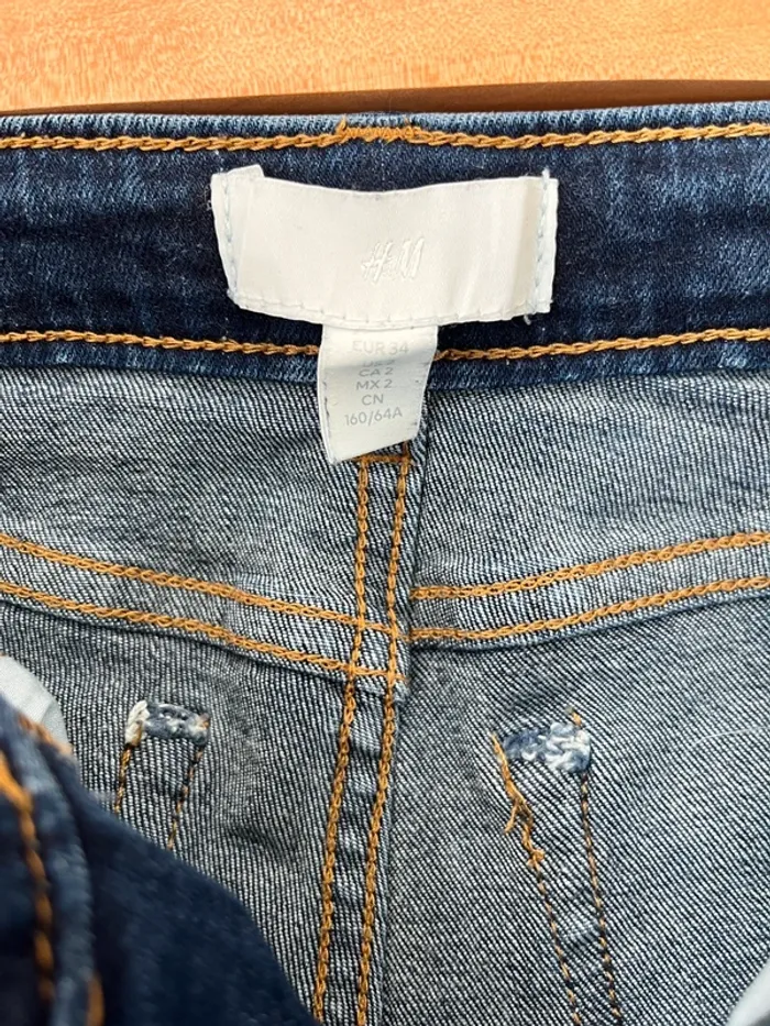 Jean taille haute skinny droit H&M - photo numéro 3
