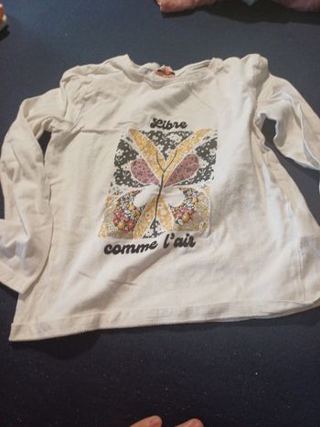 T-shirt longue manche fille