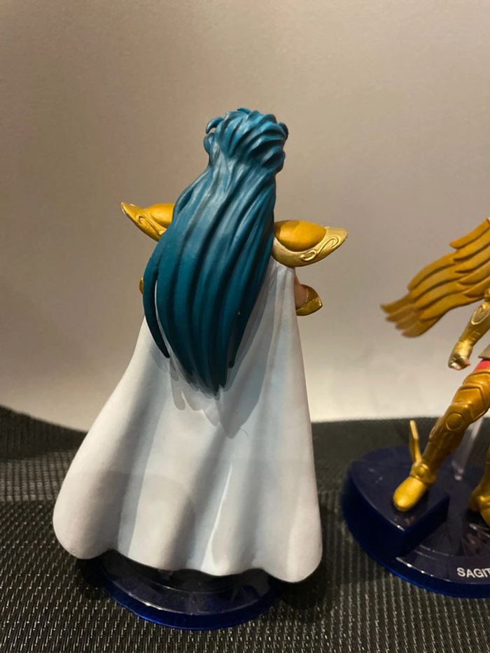 Saint Seiya les chevaliers du zodiaque lot 2 figurines chevaliers d’or verseau et sagittaire bandai - photo numéro 6