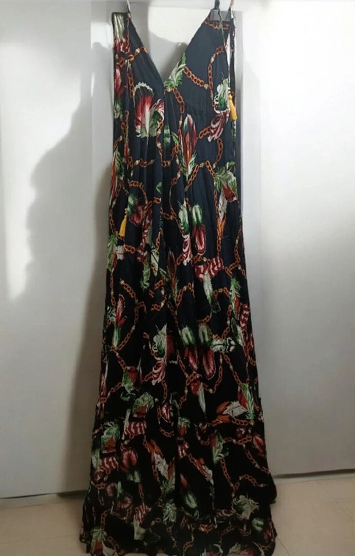 Longue Robe dos Demi nue