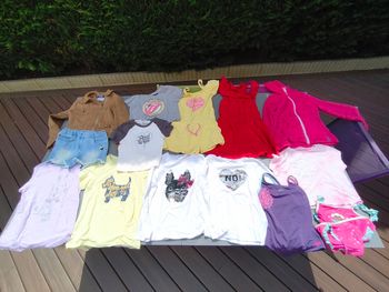 Lot vêtements fille 10 ans