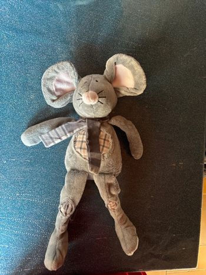 Doudou souris neuf bi matière