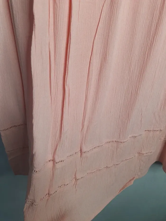 Robe rose broderie anglaise - photo numéro 4