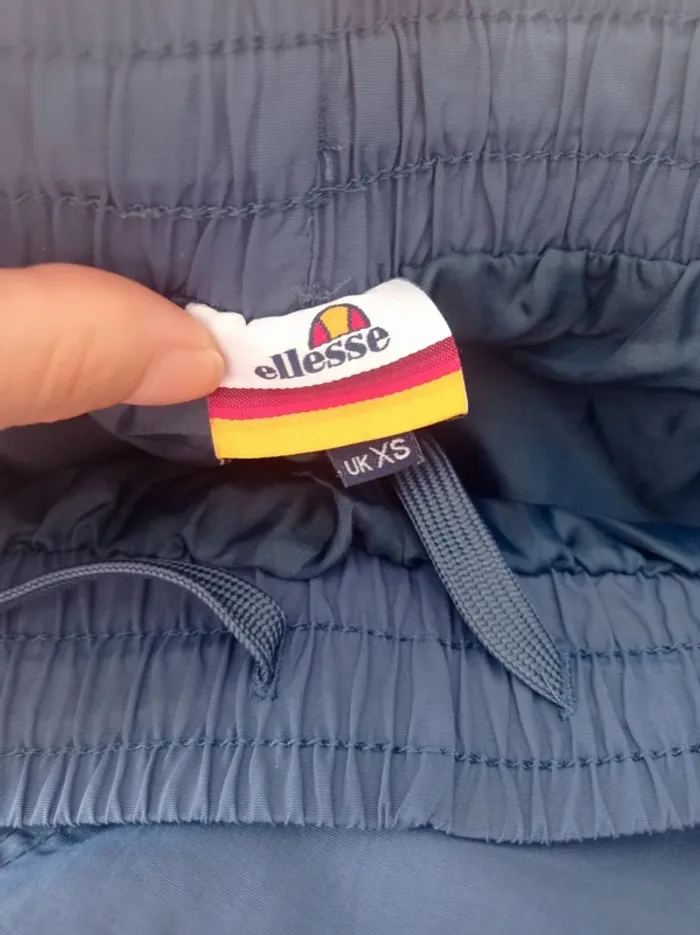 Bas de jogging survêtement vintage Bleu et blanc excellent état T.Xs Ellesse - photo numéro 4