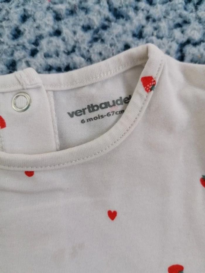 Body manches courtes fille taille 9 mois - photo numéro 4