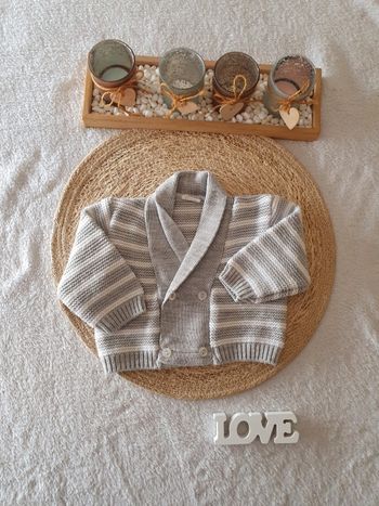 Gilet en laine * 3 mois 💌