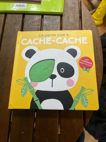 Livre le panda joue à cache-cache