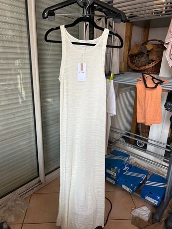 Robe longue Vila écru