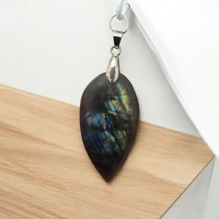 Pendentif labradorite  pierre de protection  lithotherapie - photo numéro 3
