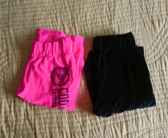 Lot de 2 pantacourts velours 8 ans - photo numéro 4