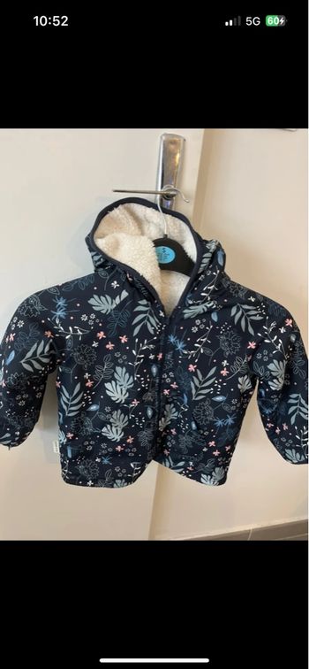 Manteau réversible petit béguin