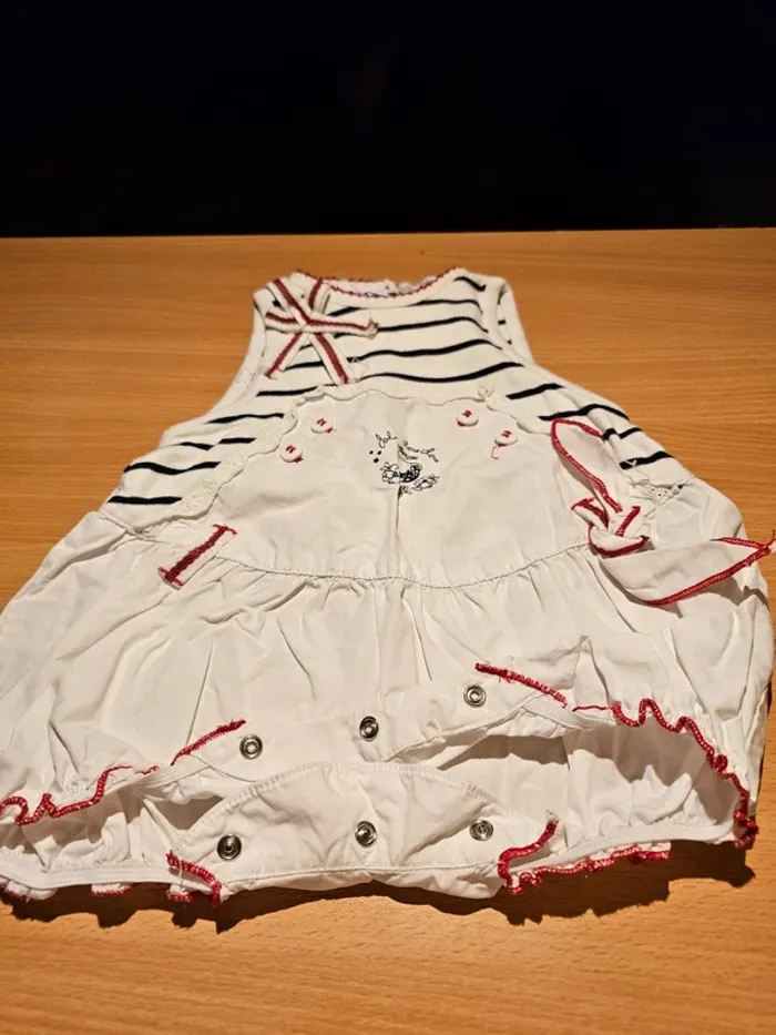 Combishort marinière 3 mois