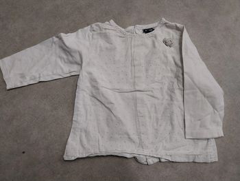 haut tee shirt manches longues fille 18 mois