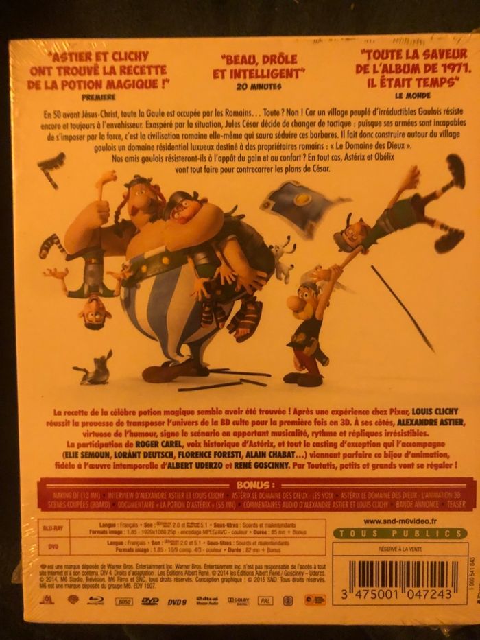 Blu-ray Astérix Le domaine des dieux - photo numéro 2