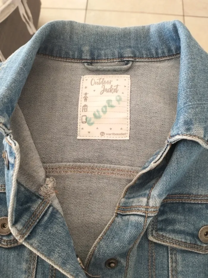 Veste en jean fille 9 ans - photo numéro 3