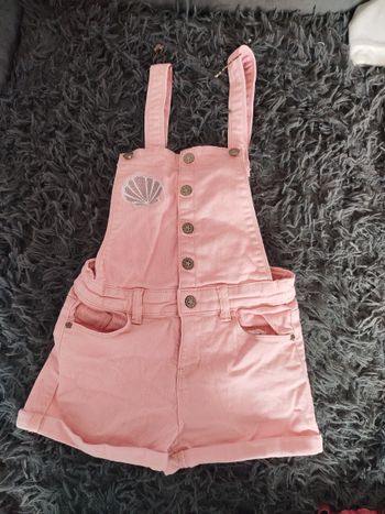 Salopette short 8 ans