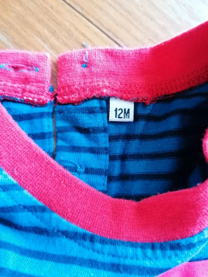 Ensemble short / tshirt nounours 12 mois - photo numéro 5