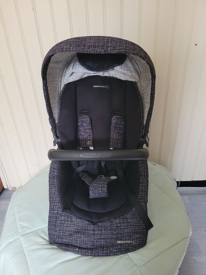 Hamac de poussette Mia de Bébé Confort Black Grid - photo numéro 4
