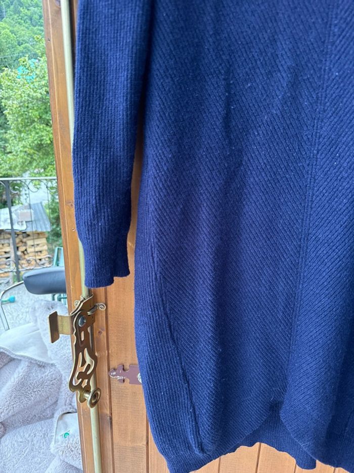 Robe veste pour hiver bleu marine - photo numéro 3