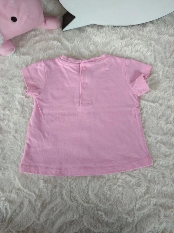Tee shirt chemise manches courtes Fille 3 mois Couronne "Magic" Tex Baby 100% coton - photo numéro 8