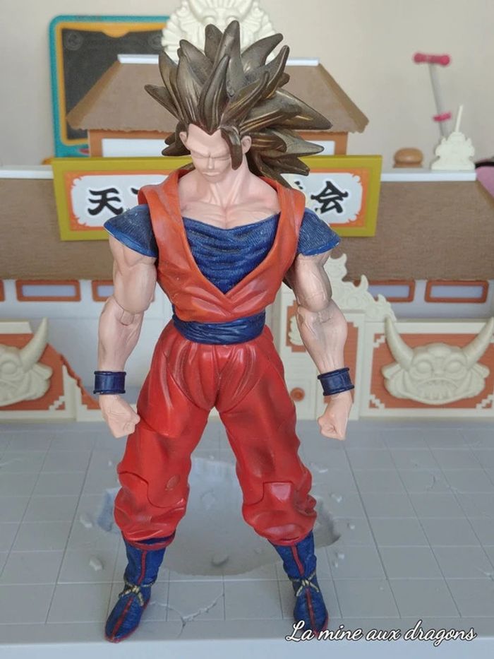 Grande figurine Dragon Ball Z Jakks goku ss3 figure rare dbz SSJ3 BS Gokou