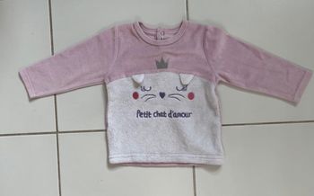 Pyjama en velours rose