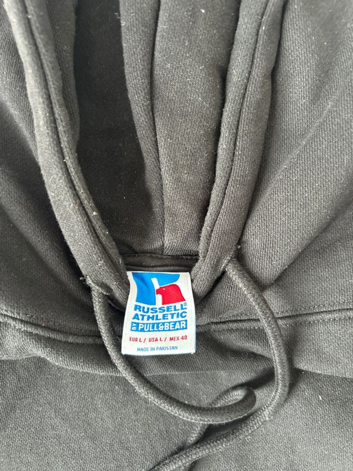 Sweat à capuche noir et blanc - photo numéro 4