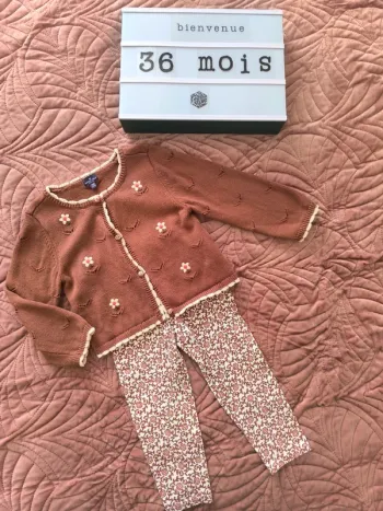 Ensemble Sergent major 36 mois leggin et gilet