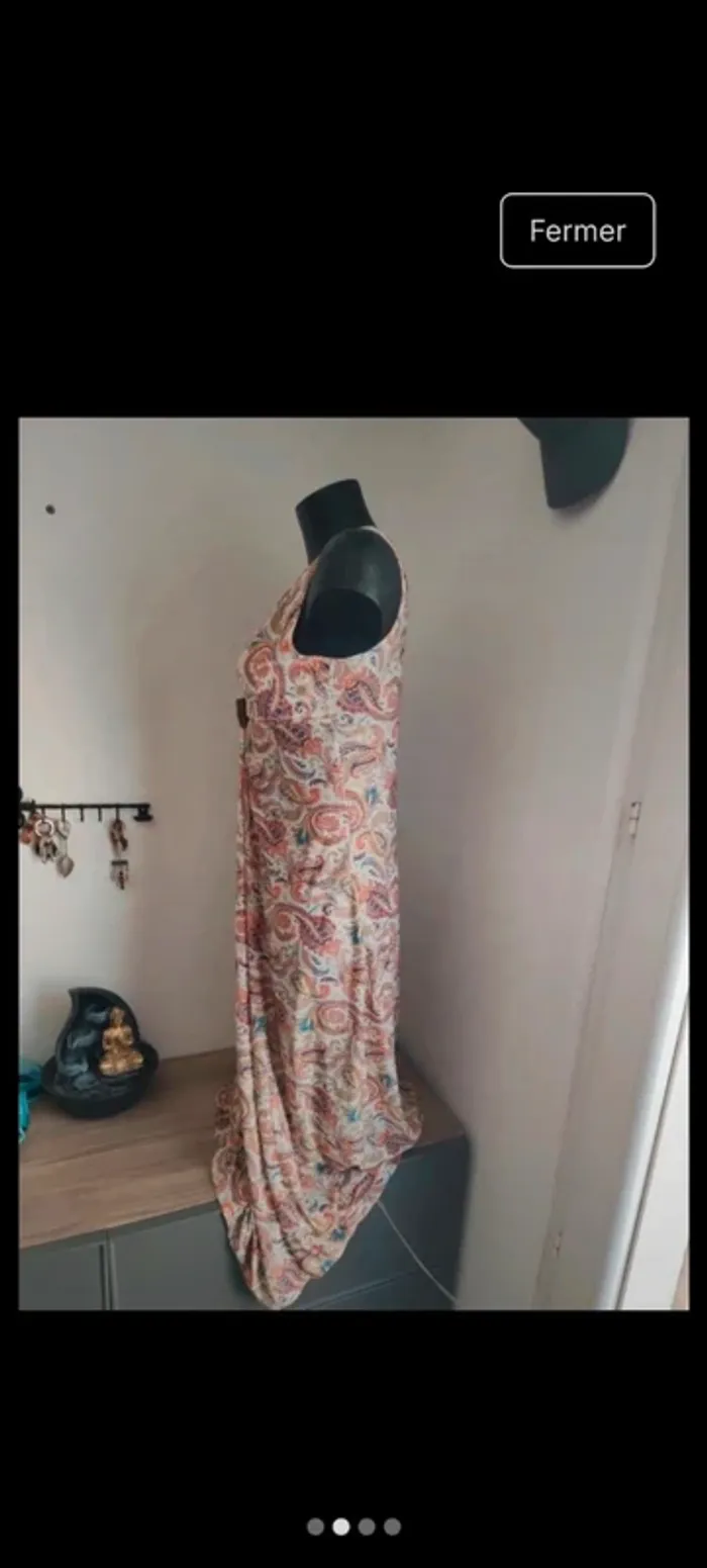 Robe longue taille 38 65% Coton - photo numéro 2