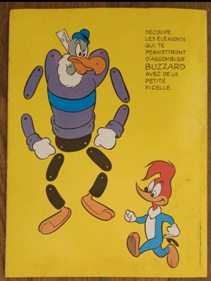 Ancien livre Woody Woodpecker 1981 pour apprendre à dessiner vintage - photo numéro 9