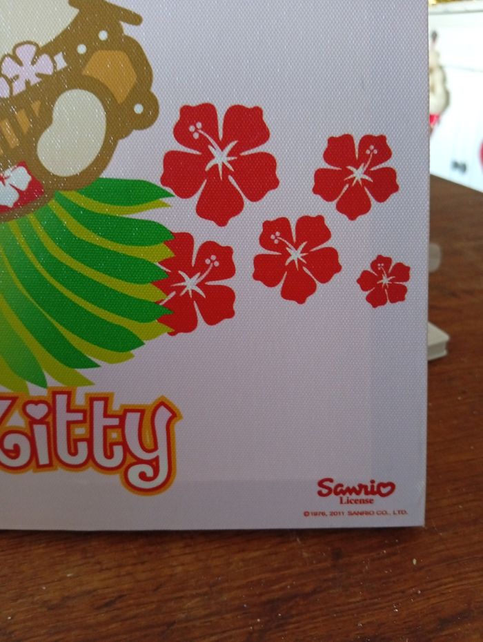 Cadre toile imprimée hello kitty - photo numéro 3