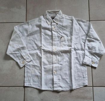 Chemise blanche manches longues