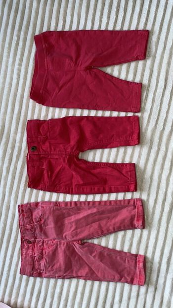 Lot 3 pantalons fille 3 mois