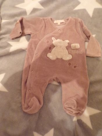 Pyjama en velours Naissance