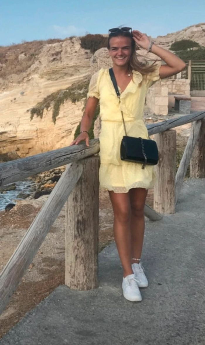 Robe jaune H&M taille 34