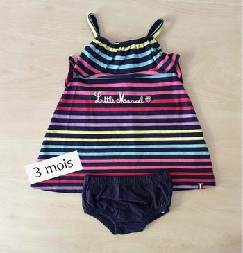 Ensemble Little Marcel - été - bébé fille - 3 mois 60 cm