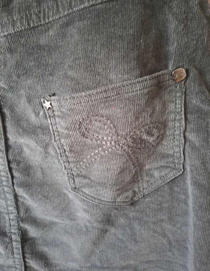 Jolie jupe style velours taille 8 ans dpam - photo numéro 5