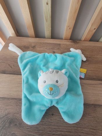 Tigre chat turquoise sucre d orge