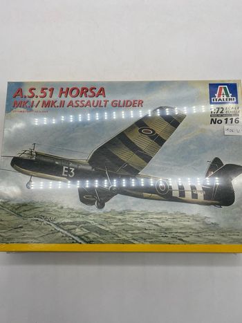 Italeri maquette A.s.51 Horsa MK.1/mk.II Assault glider